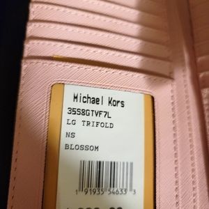 Pink mk wallet